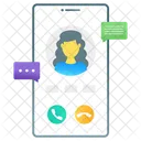 Video chat  Icono