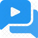 Video Chat Communication Icon