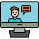 Video Chat Communication Desktop Icon
