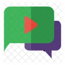 Video Chat Chat Speech Icon