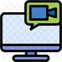 Video Chat Camera Communication Icon