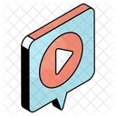 Video Chat Video Message Video Communication Icon