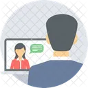 Video Chat Video Bubble Icon