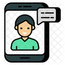 Video chat móvil  Icono