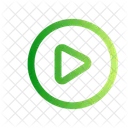 Video Circle Communication Device Icon