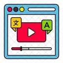 Video classes  Icon