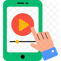Clique em vídeo  Ícone