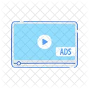 Video Commercial Seo Advertising Icon