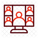 Video Communication  Icon