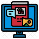 Video Communication  Icon