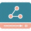 Video Compartilhado Compartilhado Video Ícone