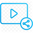 Compartir vídeo  Icono