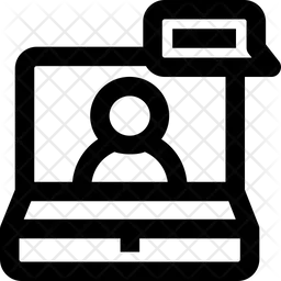Comunicación por vídeo  Icono