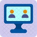 Video Conference Conference Screen Icon