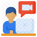 Video Conference Call Icon