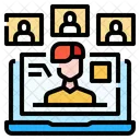 Screen Share Meeting Call Icon