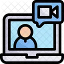 Network Communication Video Conference Icon