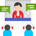 Video Conference Video Call Online Meeting Icon