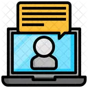 Video Conference Medical Virus Icon