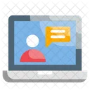 Chat Conference Video Icon