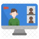 Video Conference Video Meeting Videoconference Icon