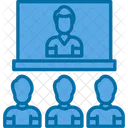 Video Conference Call Chat Icon