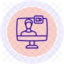 Video Conference Media Icon