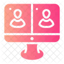 Video Conference  Symbol