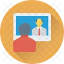 Video Conferencia Chat Icon