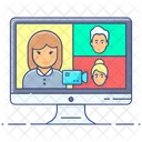 Video Conferencing Video Chat Online Video Call アイコン
