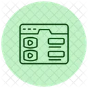 Video Content Video Content Icon