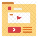 Video Content  Icon