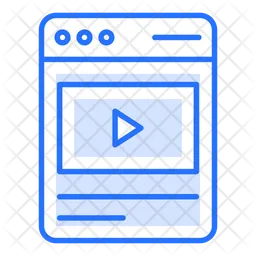 Video Content  Icon