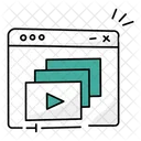 Video Content Online Video Multimedia Icon