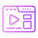 Video Content  Icon
