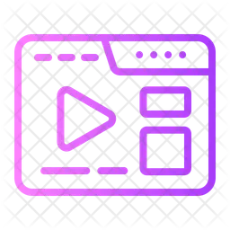 Video Content  Icon