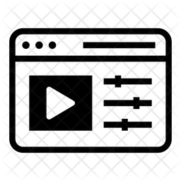 Video Control  Icon