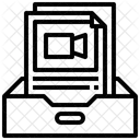 Correo de vídeo  Icono