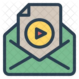 Correo de vídeo  Icono