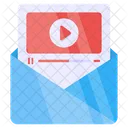 Correo de vídeo  Icono