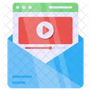 Correo de vídeo  Icono