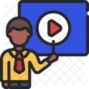 Video Course Online Video Study Video Icon