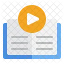 Educativo Multimedia Icono Icono