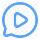 Chat Video Redondo Icono De Usuario Ui Icono
