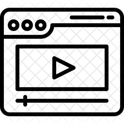 Vídeo de marketing  Ícone