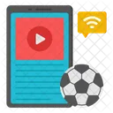 Video De Match Mobile Video En Ligne Streaming Video Icon
