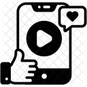 Video De Redes Sociales Comentarios En Video Video En Linea Icon