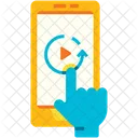 Reproduzir Video Telefone Player De Video Icon