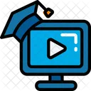 Video Degree Course Online Learning Icon