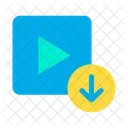 Video Video Download Downloading Icon